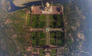 Taj Mahal Sattelite View