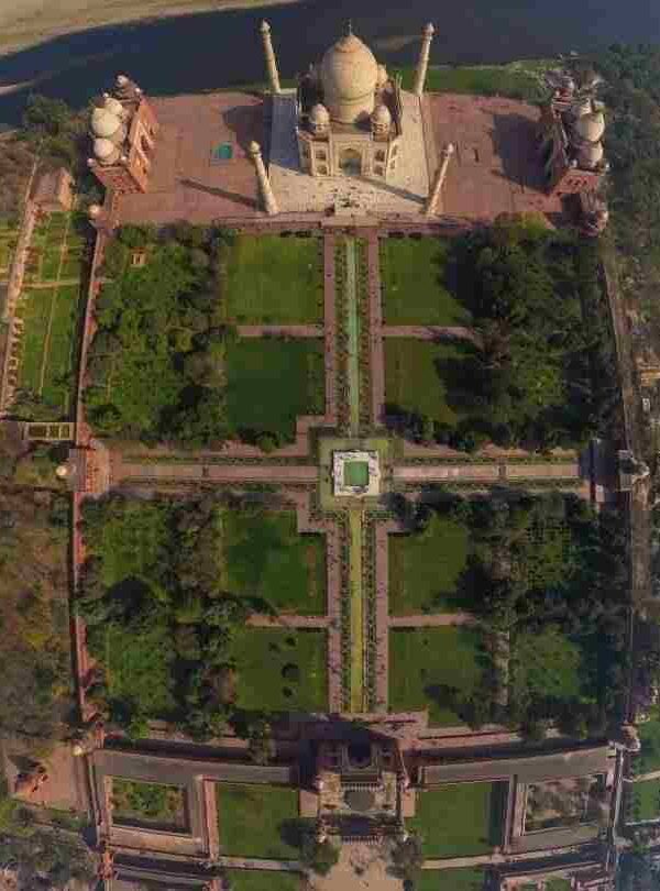 Taj Mahal Sattelite View